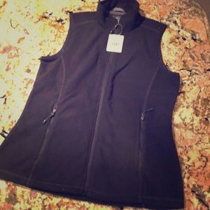 Women’s fleece vest.  NEW